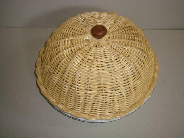 Rattan weave food cover